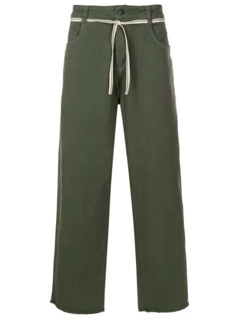 Osklen pantalones cortos con cordones en la pretina