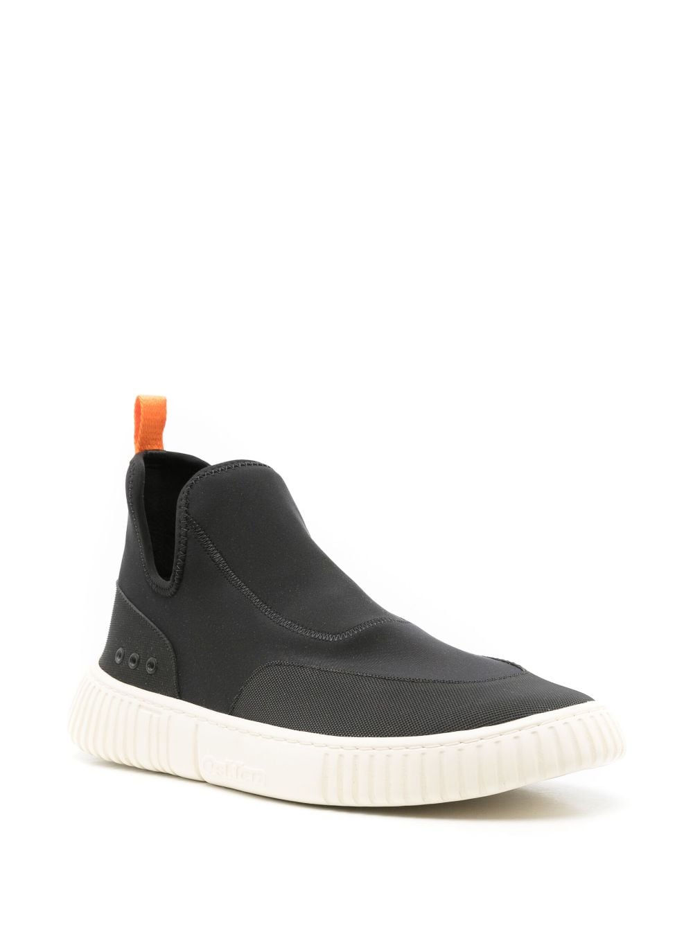 Osklen Contrasterende high-top sneakers - Zwart