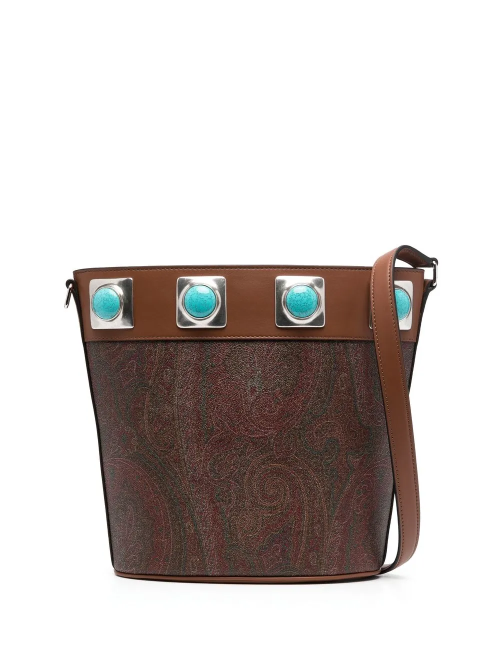 

ETRO all-over paisley-print crossbody bag - Brown