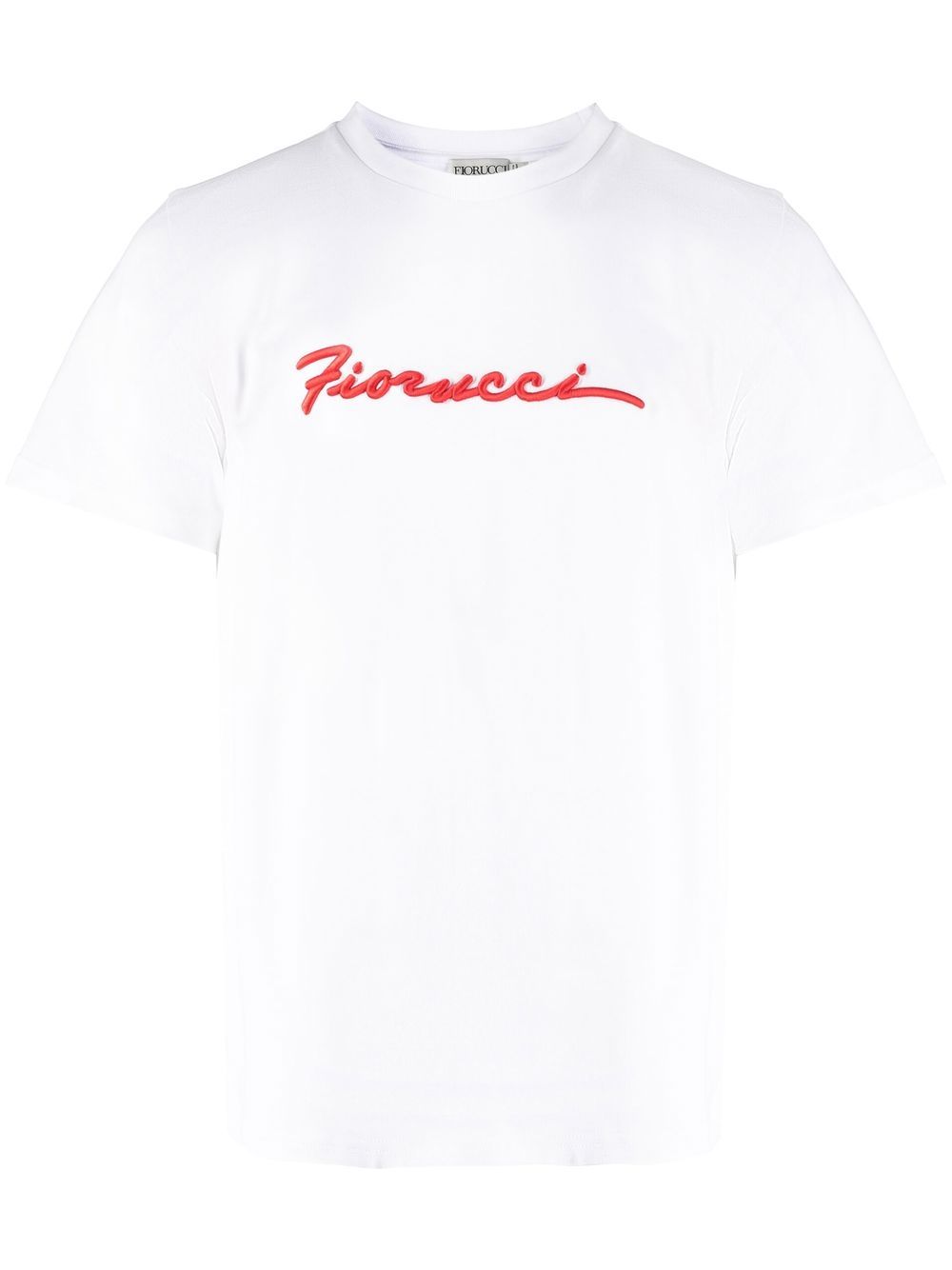 

Fiorucci logo print organic cotton T-shirt - White