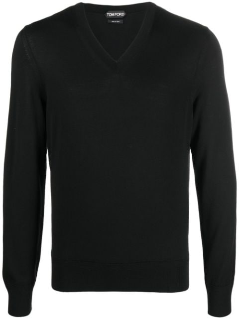 TOM FORD V-neck wool jumper