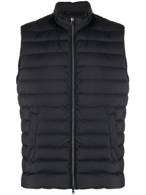 Herno padded zip-up gilet
