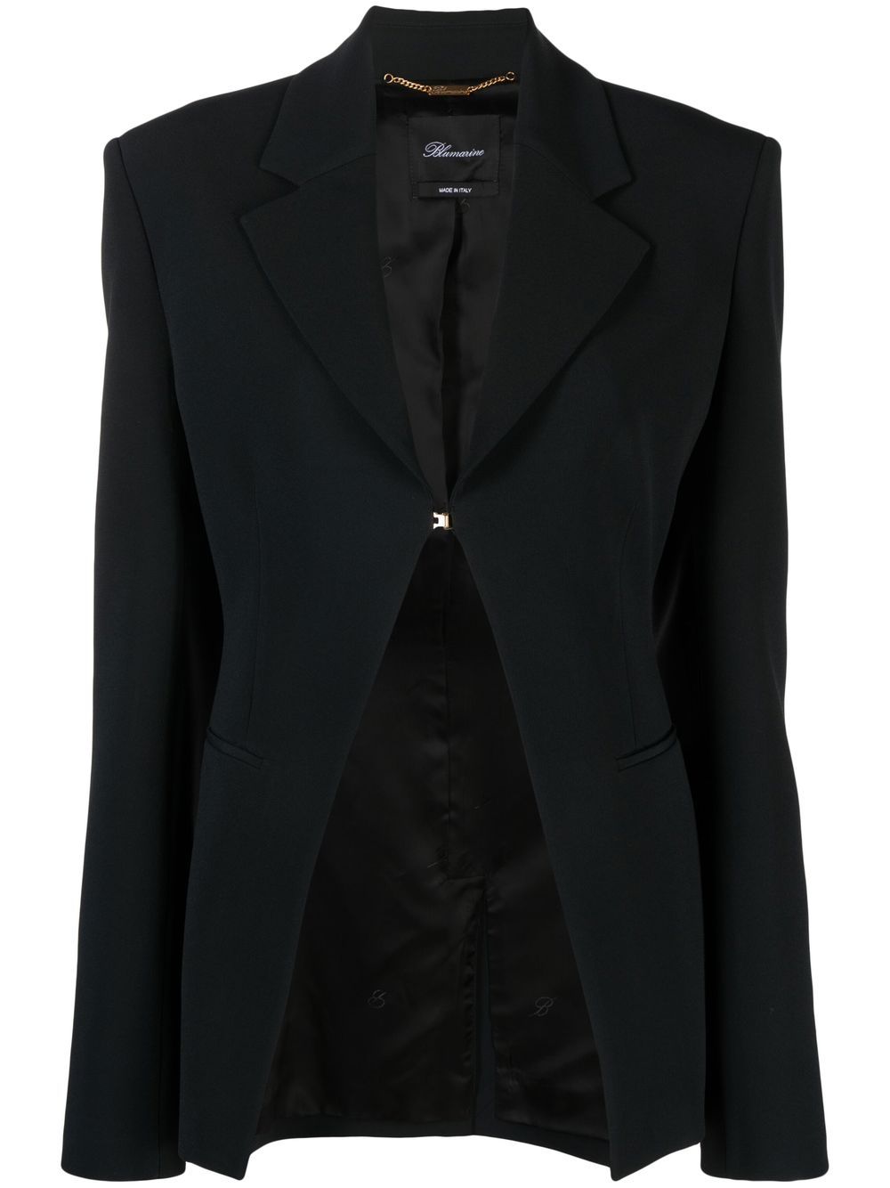 Blumarine notched-lapel V-neck Blazer - Farfetch