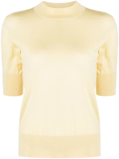 Jil Sander short-sleeve knitted top 