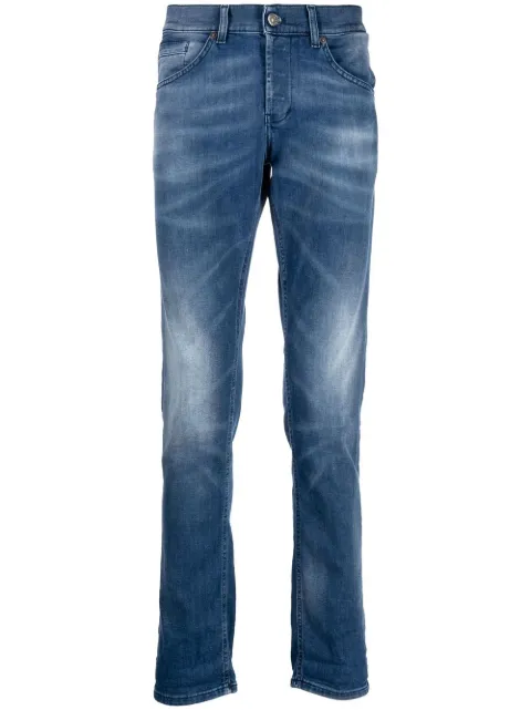 DONDUP mid wash slim-cut jeans