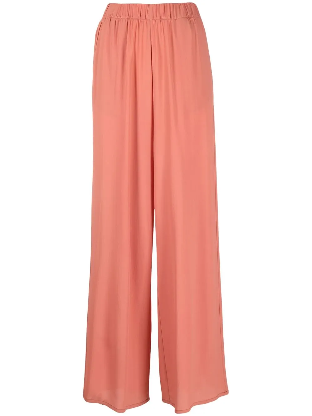 

Federica Tosi elasticated-waistband wide-leg trousers - Orange