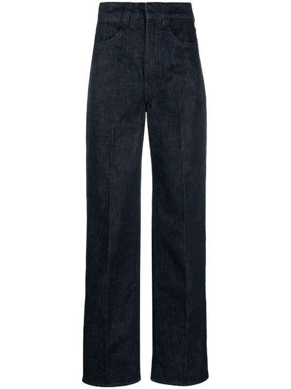 Lemaire high-rise Seamless straight-leg Jeans - Farfetch