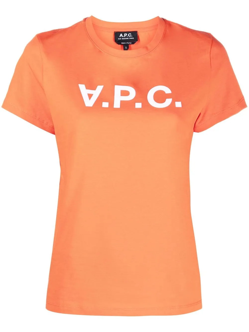 

A.P.C. VPC logo-print T-shirt - Orange