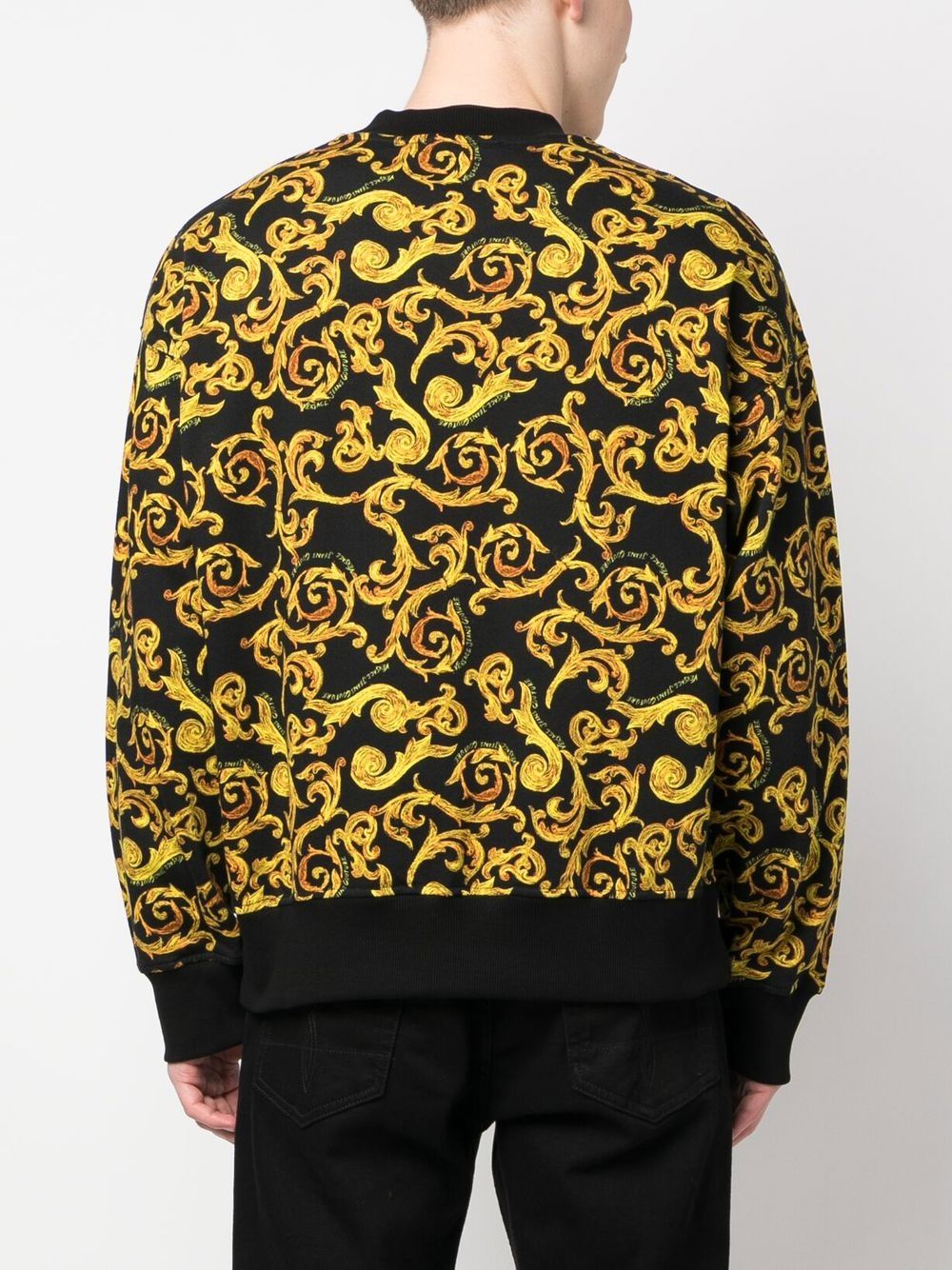 Versace Jeans Couture graphic print long sleeve Sweatshirt Farfetch