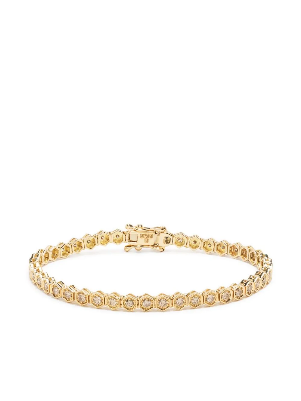 

Kolours pulsera Hexagon en oro amarillo de 18kt con diamante - Dorado