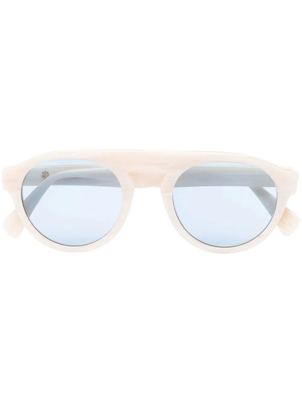 

Eleventy double-bridge round-frame sunglasses - White