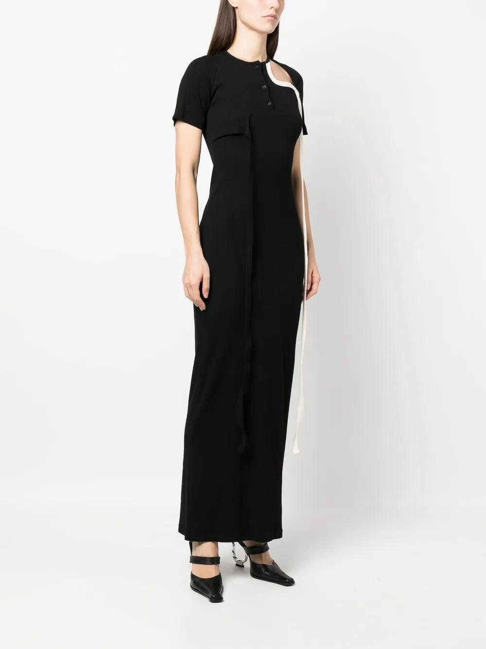 Ottolinger Lounge Rib T shirt Maxi Dress Farfetch ottolinger-lounge-rib-t-shirt-maxi-dress-farfetch