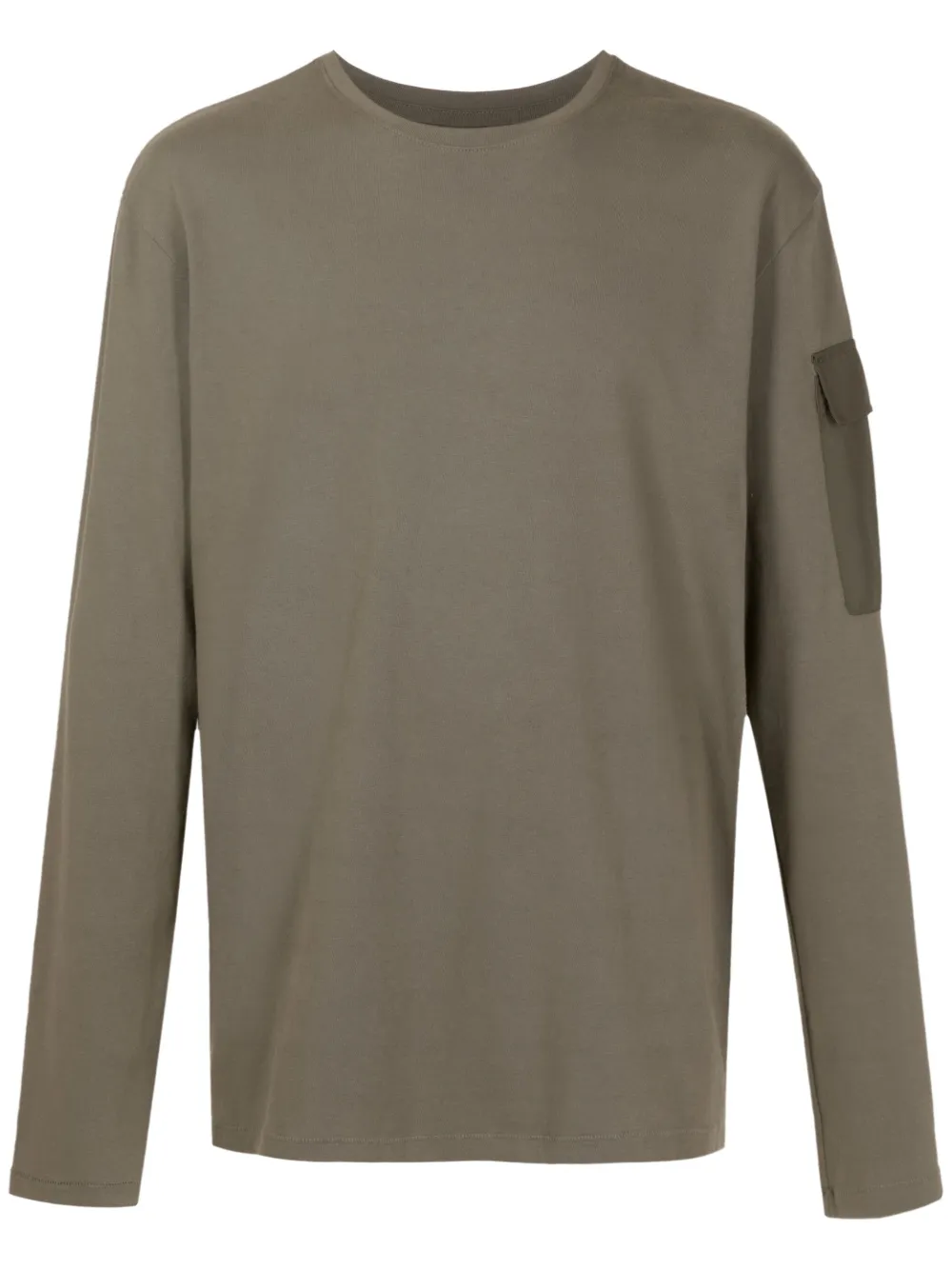 Osklen Long-sleeved Cotton T-shirt In Green
