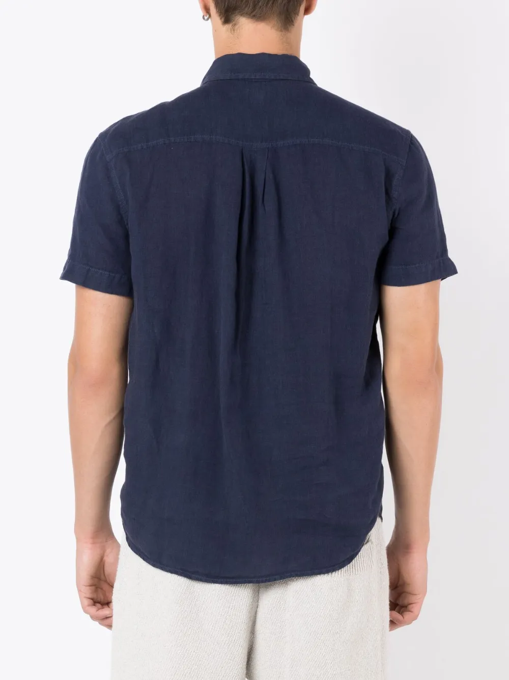 Osklen Short-sleeved Pocket Shirt In Blue