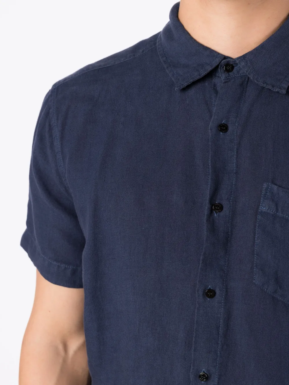Osklen Short-sleeved Pocket Shirt In Blue