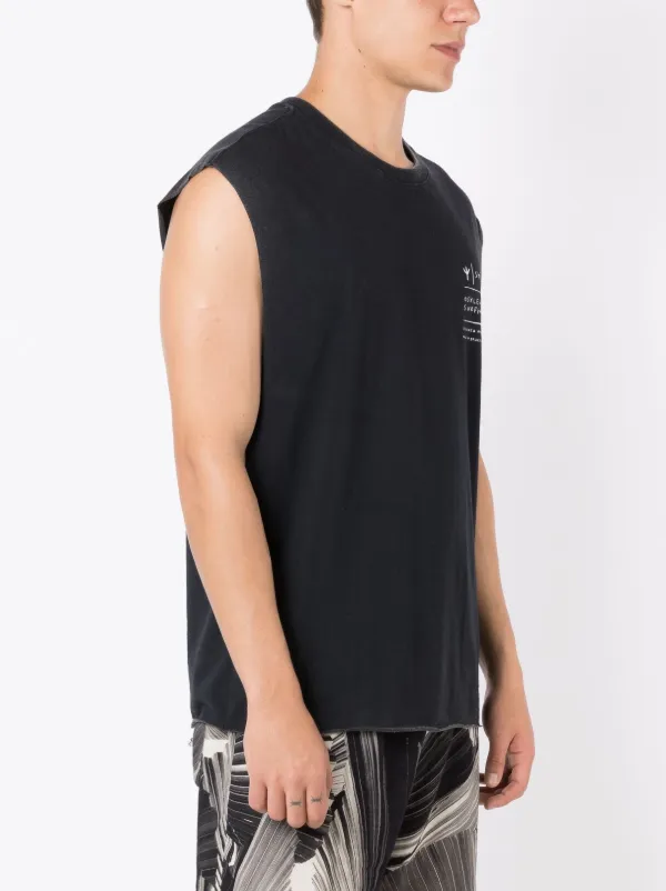 Osklen graphic-print Cotton Vest - Farfetch