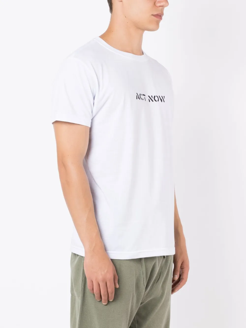 Osklen T-shirt Mit Grafischem Print In White