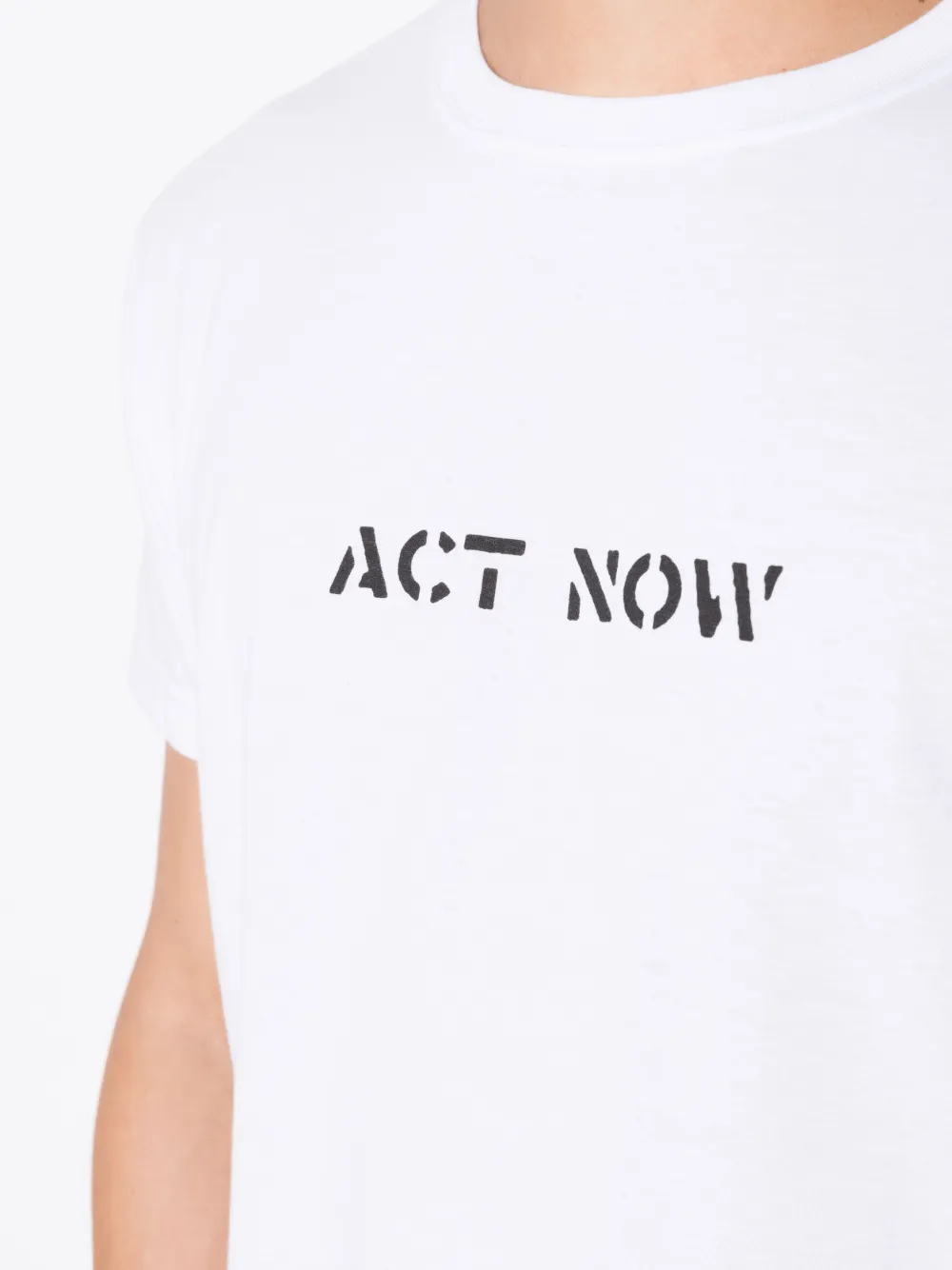 Osklen T-shirt Mit Grafischem Print In White