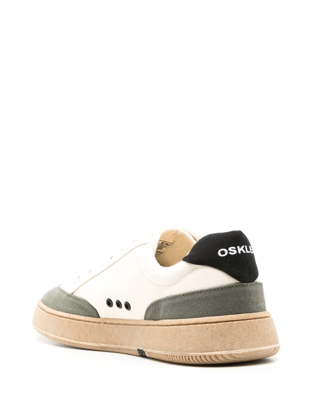 Osklen Branded Heel-counter Low-top Sneakers In Neutrals