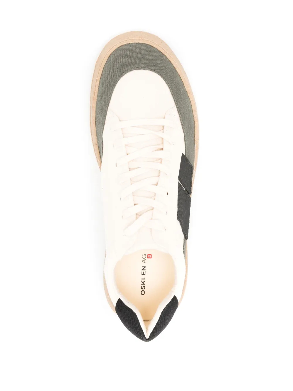 Osklen Branded Heel-counter Low-top Sneakers In Neutrals