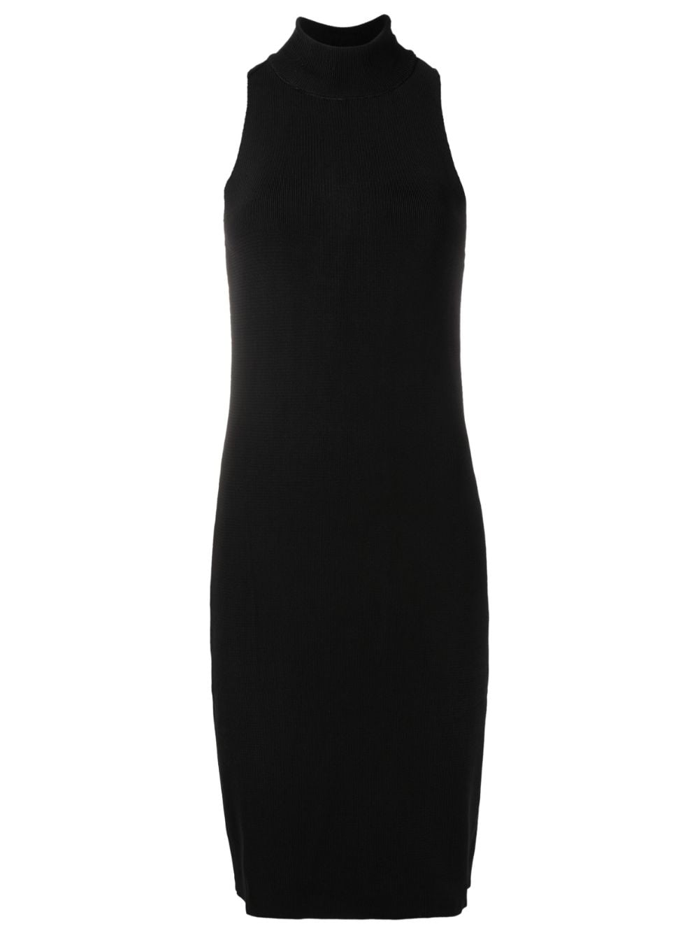 Osklen High-neck Midi Dress In Black