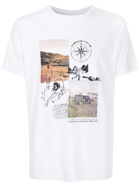 Osklen Camiseta com estampa de logo