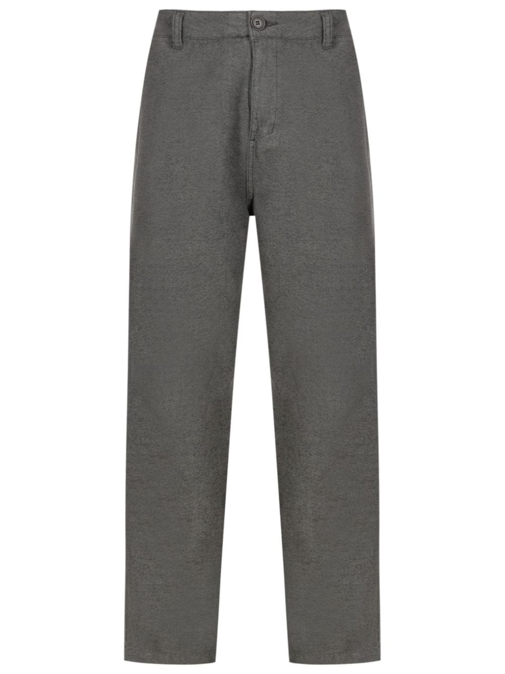 Osklen straight-leg cotton trousers - Grey