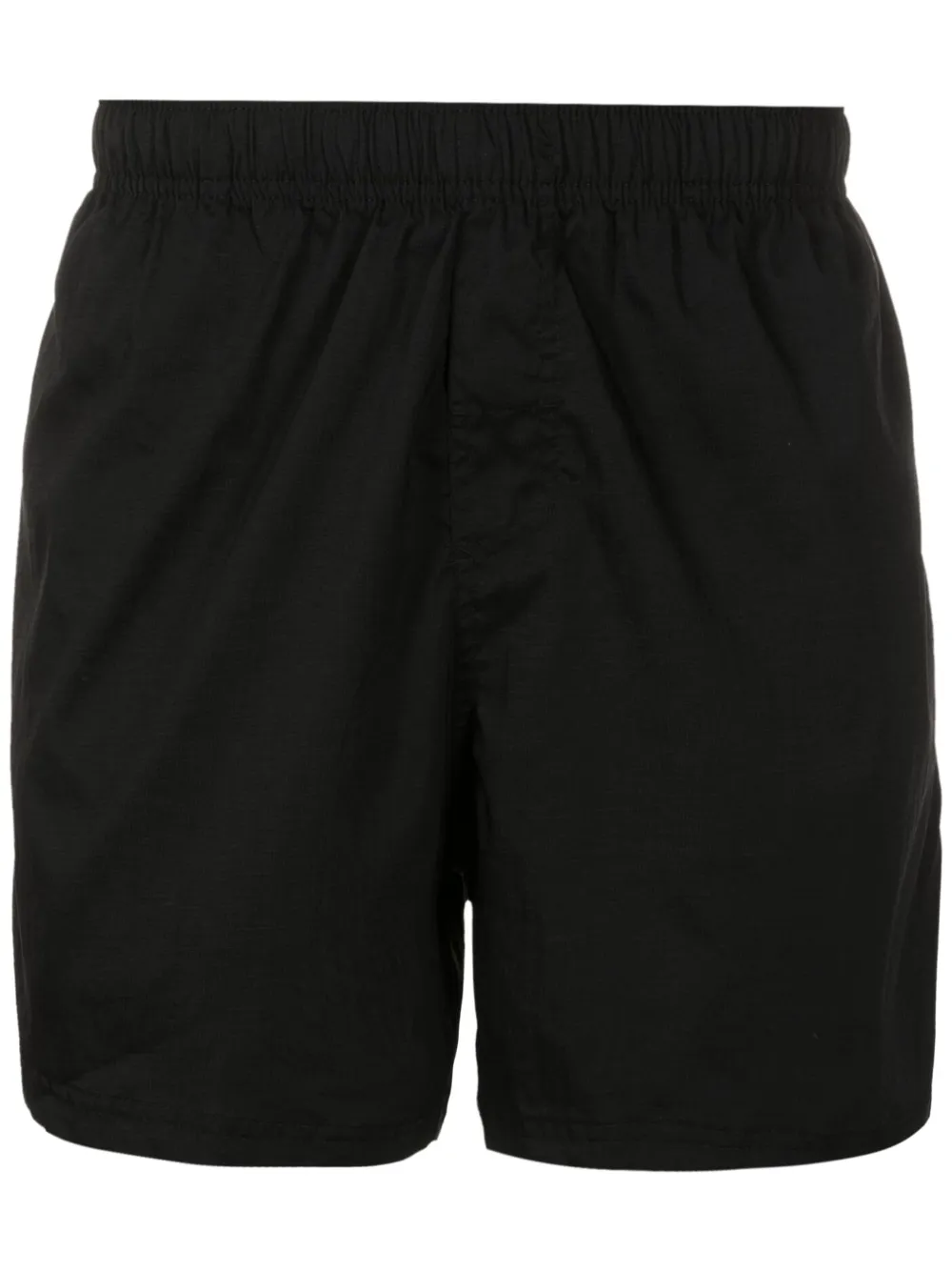 Osklen Bermuda de praia com tag de logo | Preto | Image 1