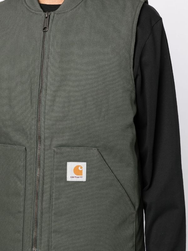 distillatie Honderd jaar ironie Carhartt WIP logo-patch Organic Cotton Vest - Farfetch