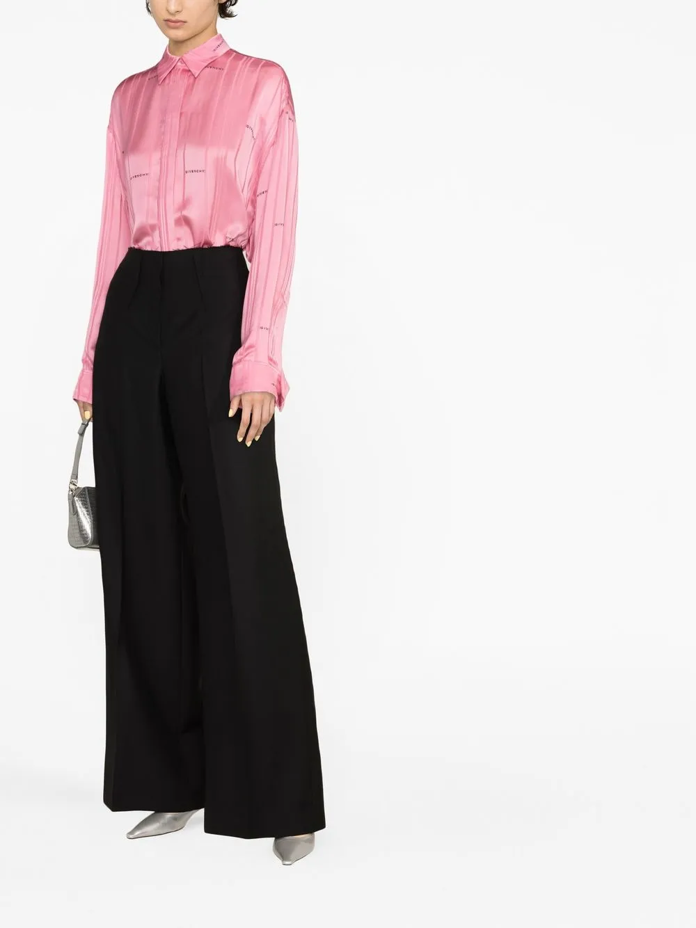 Givenchy Satijnen blouse - Roze