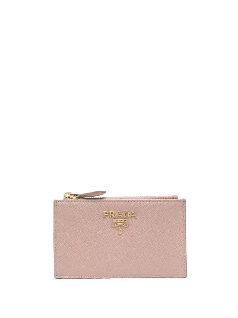Prada logo-detail leather purse 