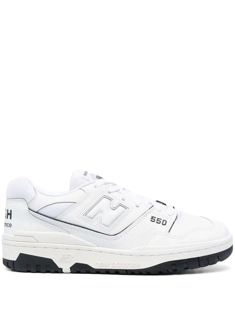 

New Balance tenis con agujetas y parche del logo - Blanco