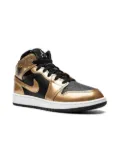 Jordan Kids Air Jordan 1 Mid SE sneakers - Black