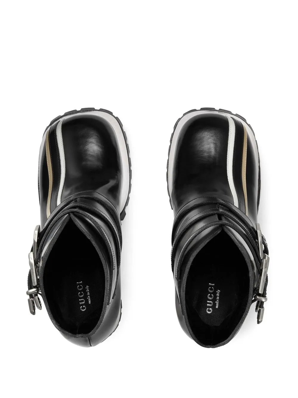 Gevini Platform Boots With Buckle