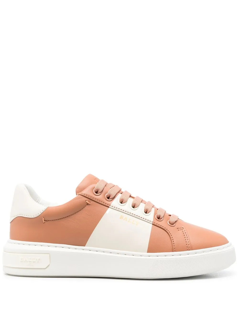 

Bally two-tone low-top sneakers - Orange