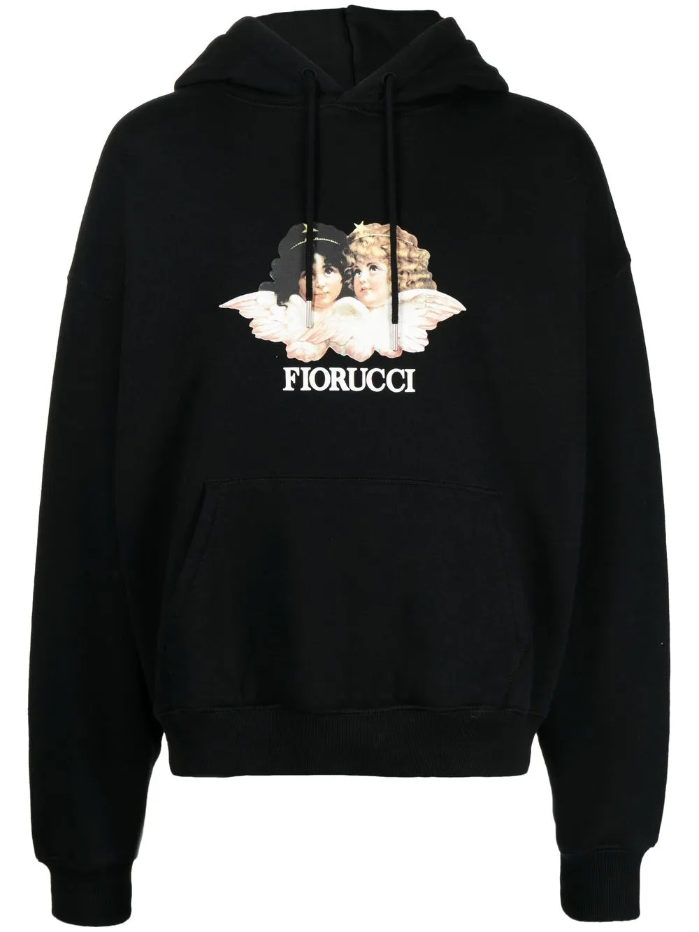 

Fiorucci angel print organic cotton sweatshirt - Black