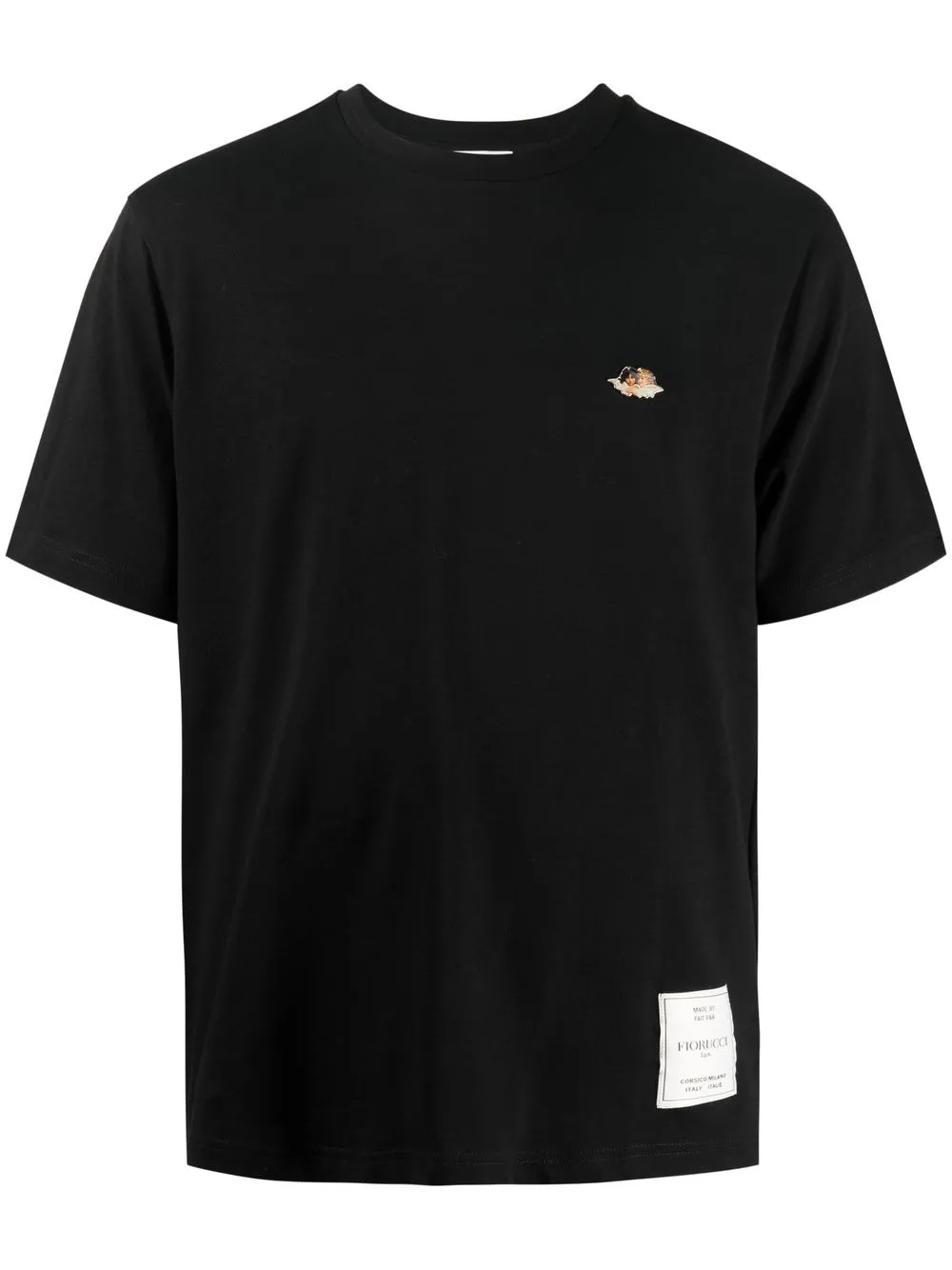 

Fiorucci playera con logo de parche - Negro