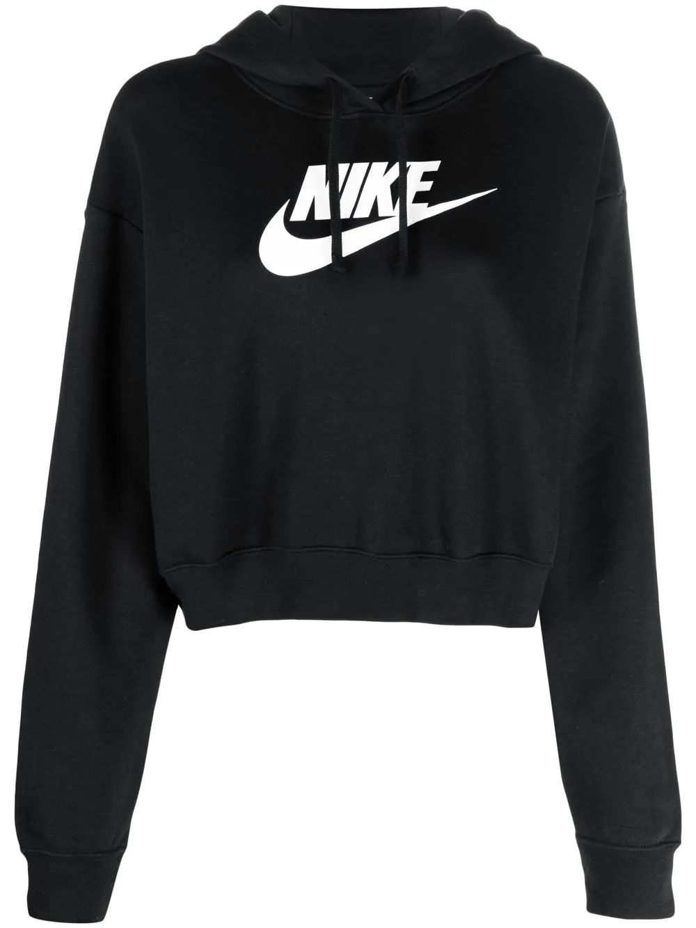 

Nike logo-print drawstring hoodie - Black