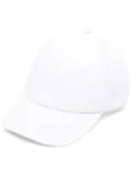 Courrèges side logo-patch baseball cap - White