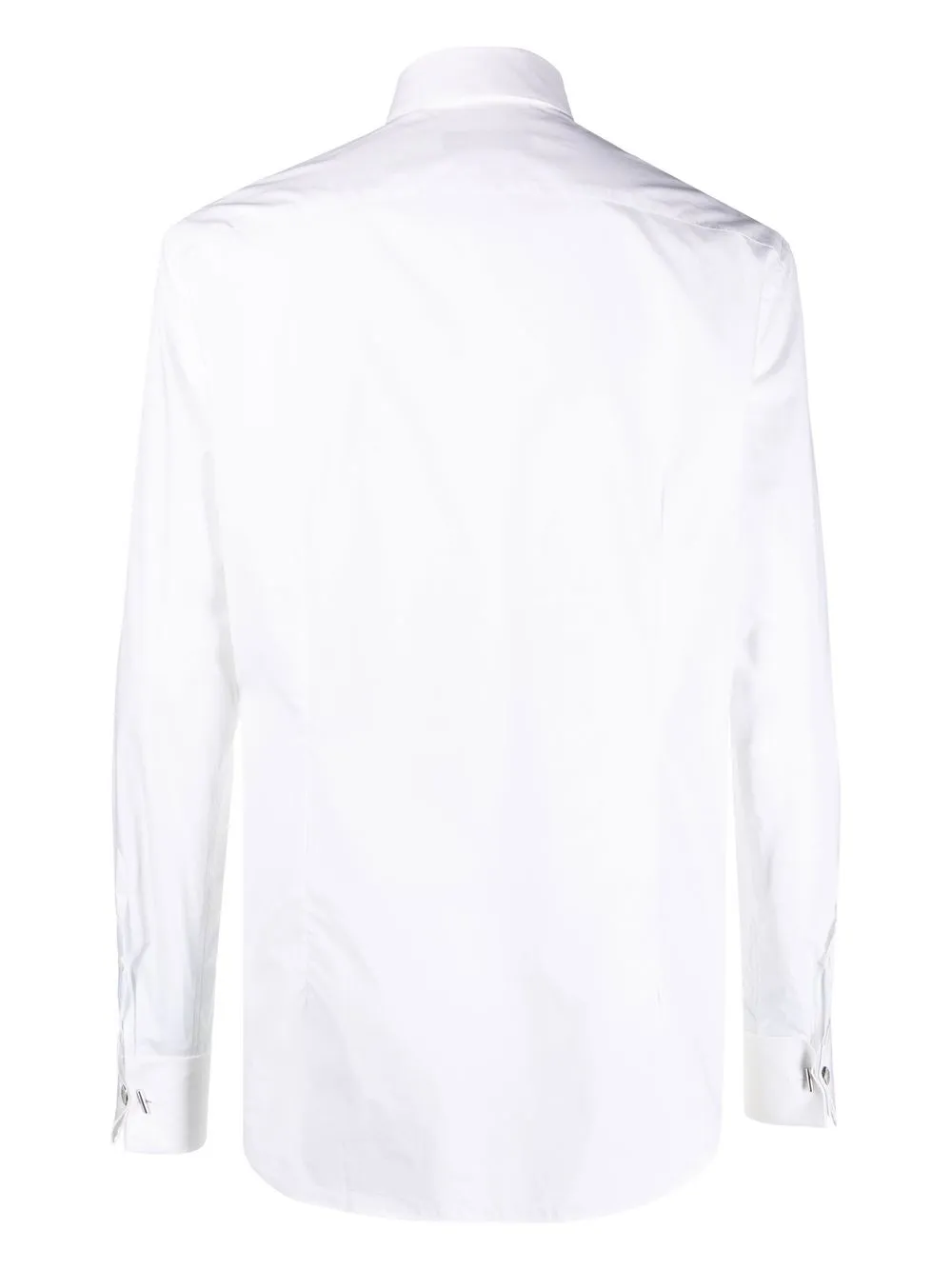 Corneliani Bib-collar Cotton Shirt In White