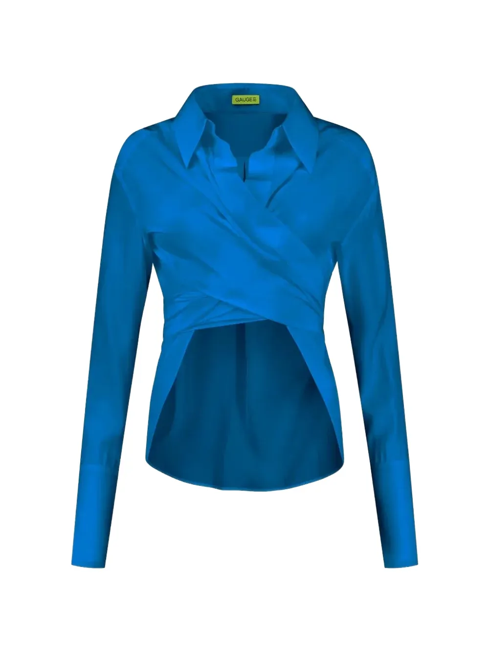 GAUGE81 chemise à ourlet plus long au dos - Bleu GAUGE81 chemise à ourlet plus long au dos - Bleu
