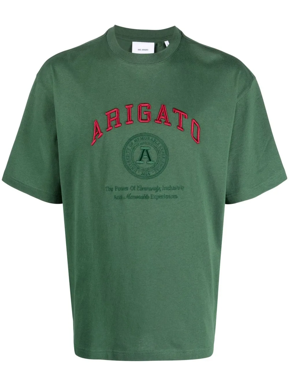 

Axel Arigato University logo-embroidered T-shirt - Green