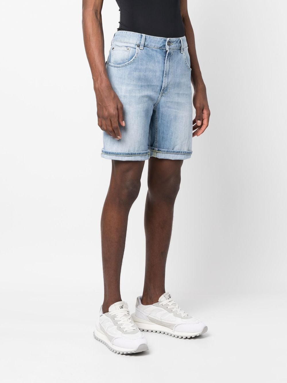 Shop Dondup Regular-fit Denim Shorts In Blue