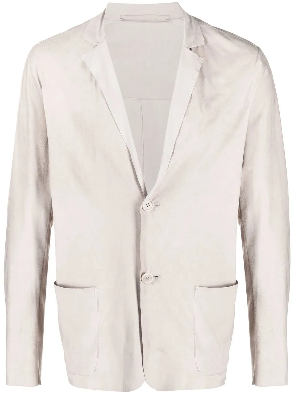 

Salvatore Santoro single-breasted sheepskin blazer - Neutrals