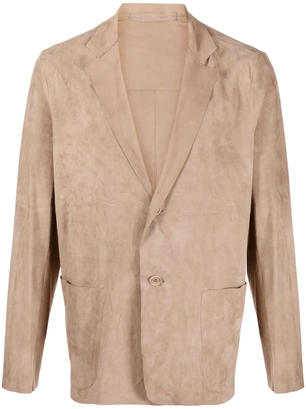 

Salvatore Santoro single-breasted sheepskin blazer - Brown