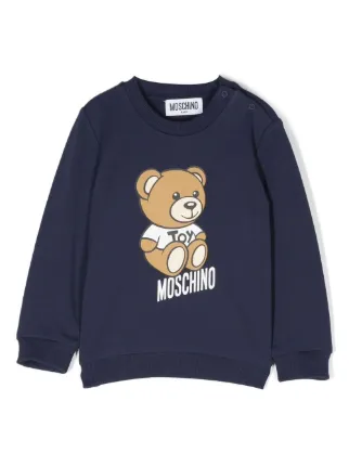 Moschino Kids Teddy bear motif Sweatshirt Farfetch