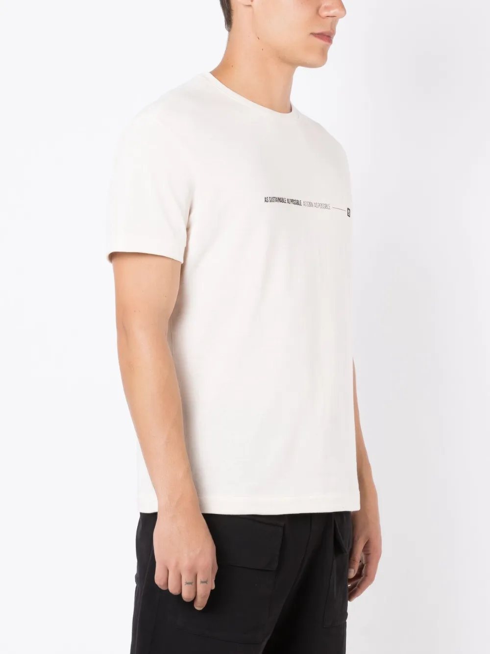Osklen Slogan-print T-shirt In Neutrals
