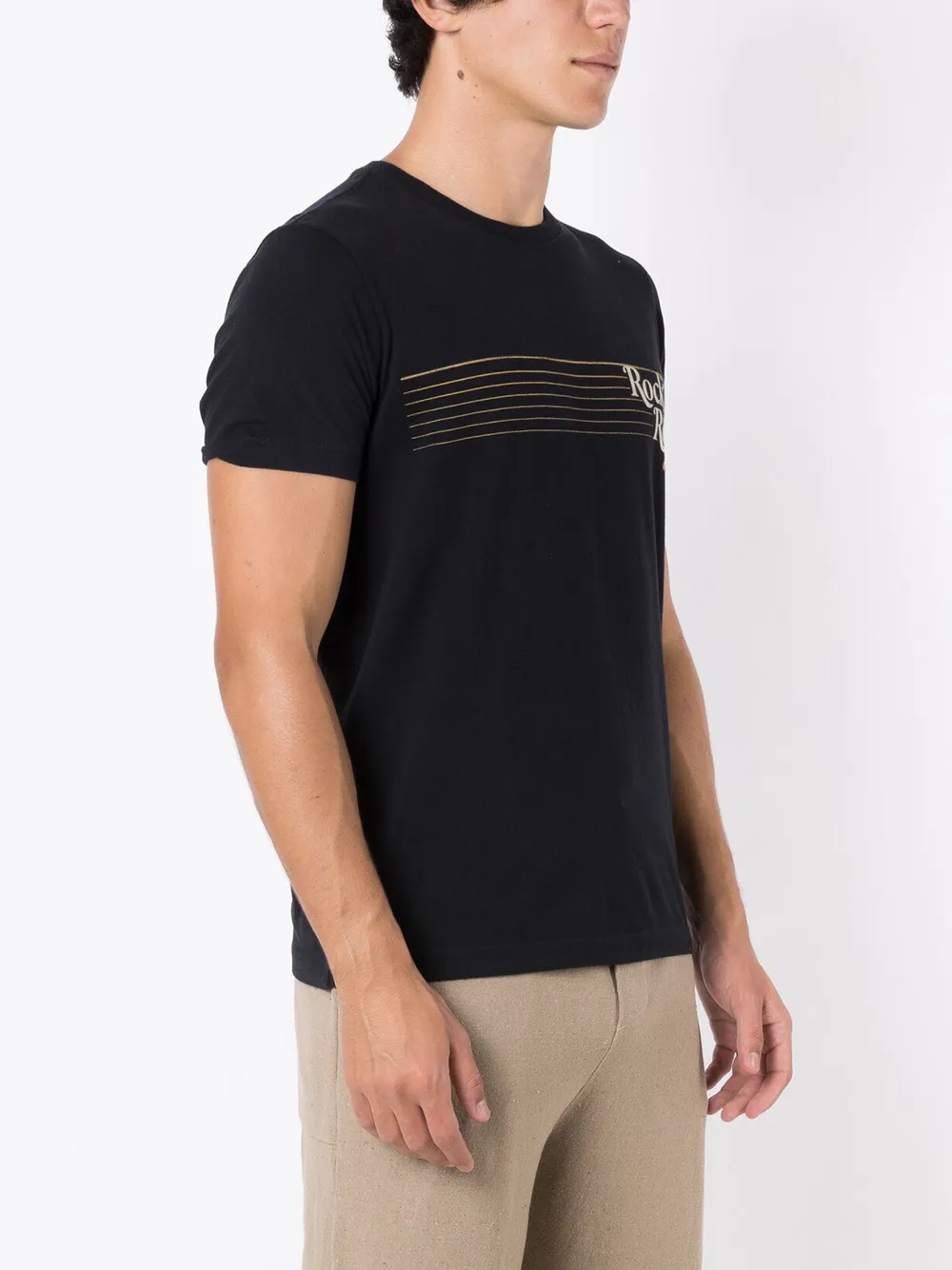 Osklen T-shirt Mit Grafischem Print In Black