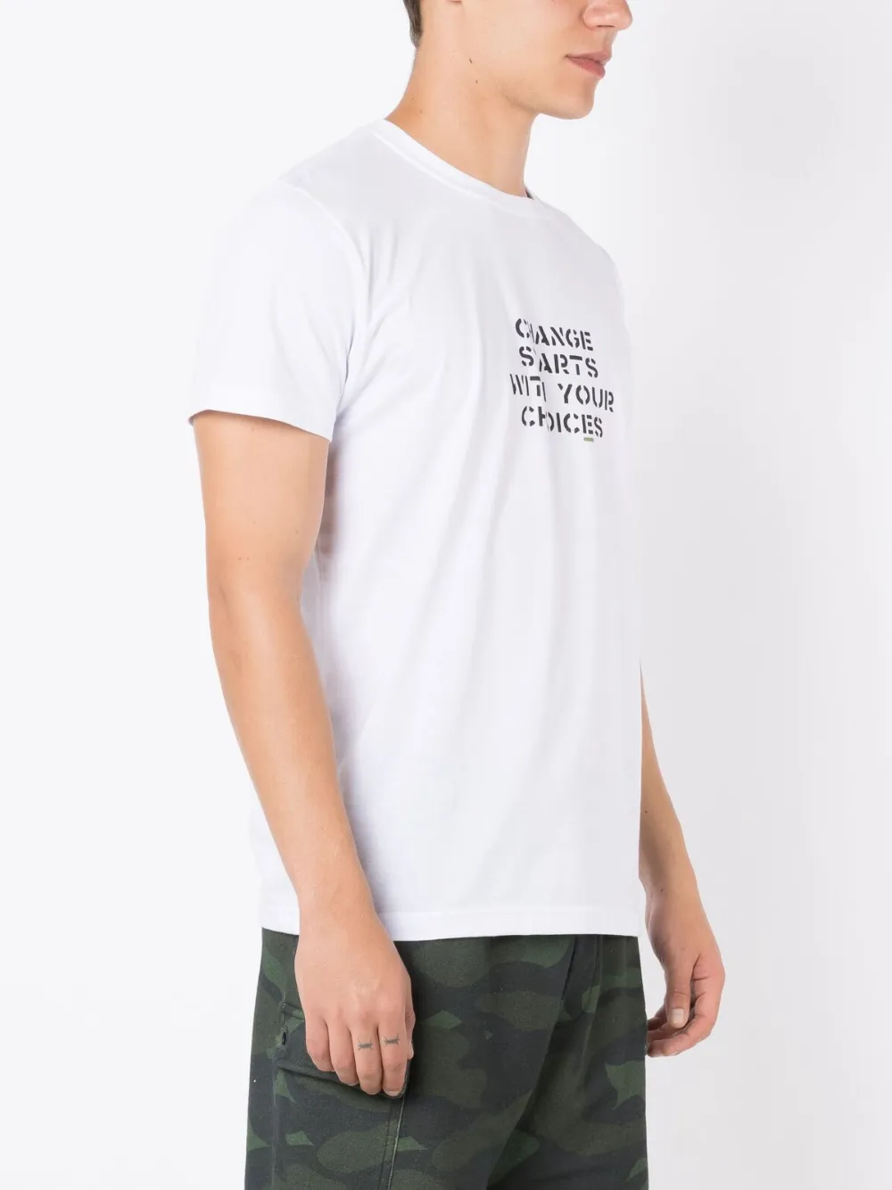 Osklen Change Starts With Your Choices T-shirt In White