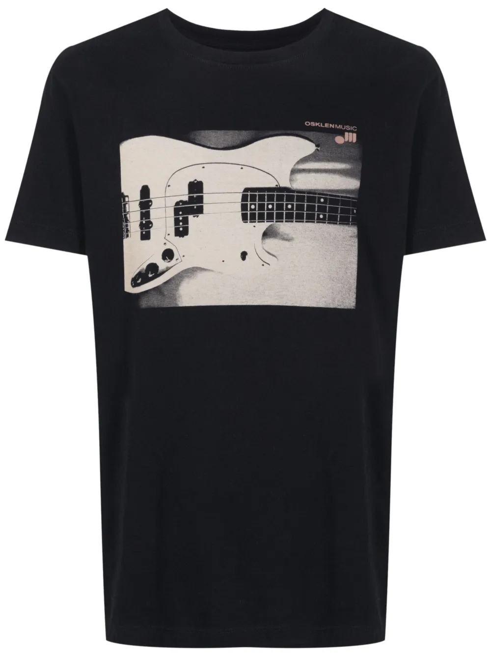 Osklen Logo-print Music T-shirt In Black